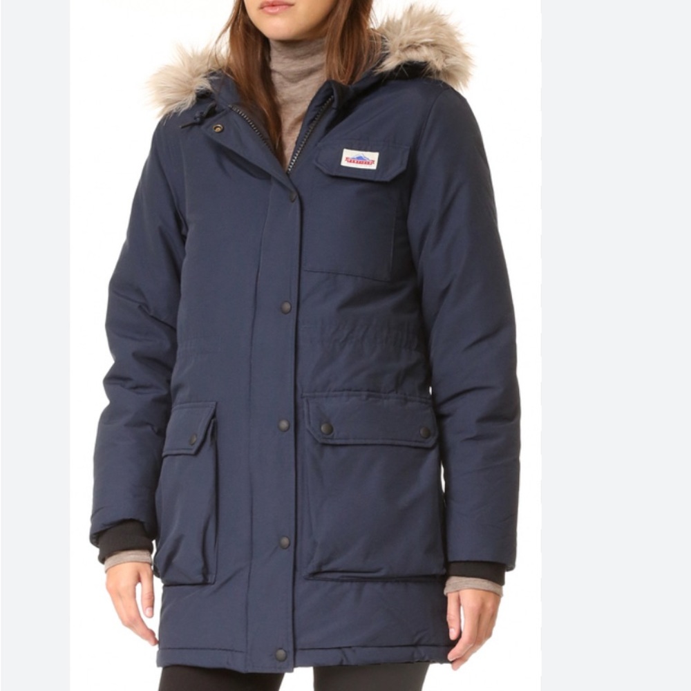 Penfield lexington parka navy blue